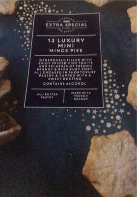 12 Luxury Mini Mince Pies